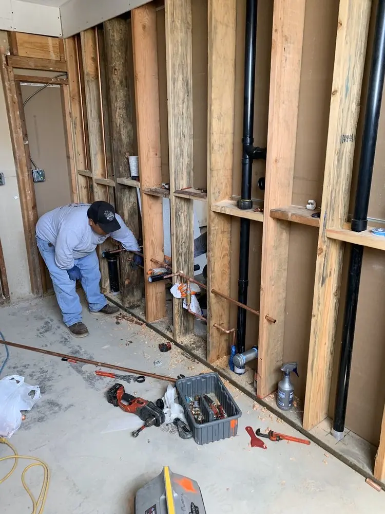 Commercial rough-in plumbing for Trenchless Sewer Repair in Janesville